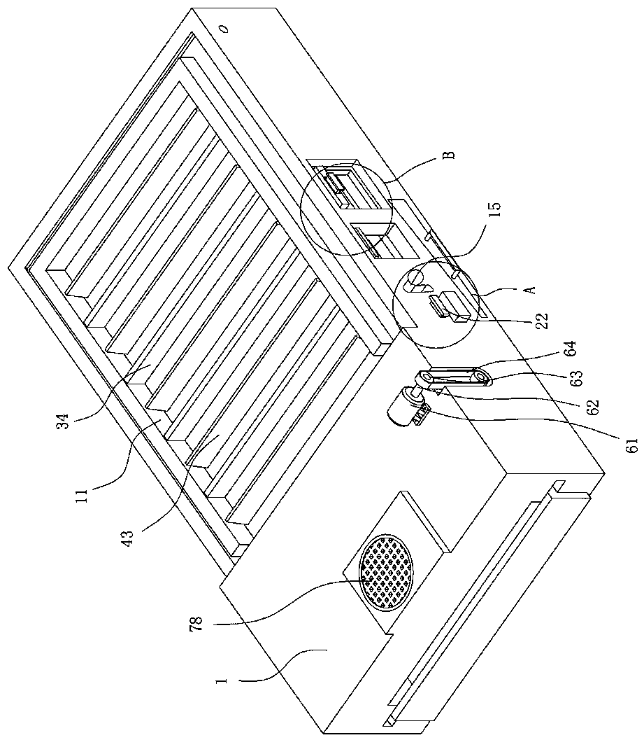 Siraitia grosvenorii tedding equipment convenient to turn over materials