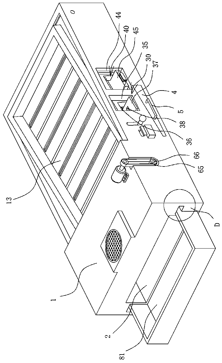 Siraitia grosvenorii tedding equipment convenient to turn over materials