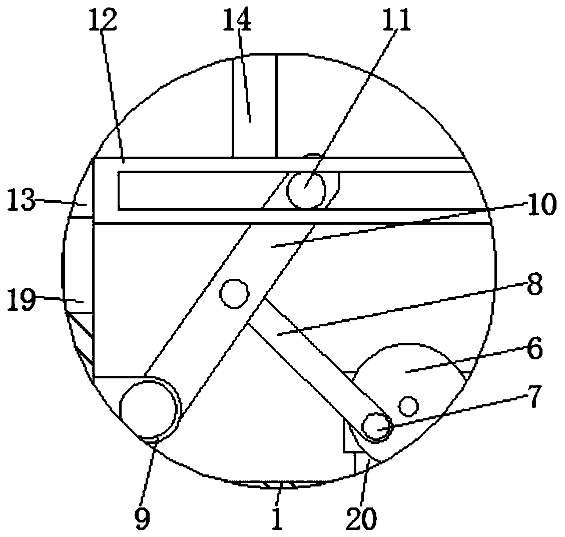 Anti-falling mechanism of full-automatic liquid filling device