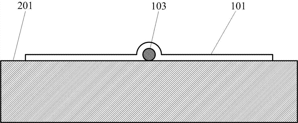 Two-dimensional touch control sensor of combined structure