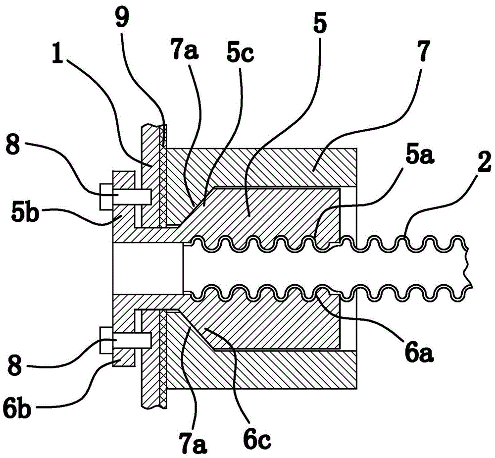 Cooling device for aluminum plating equipment