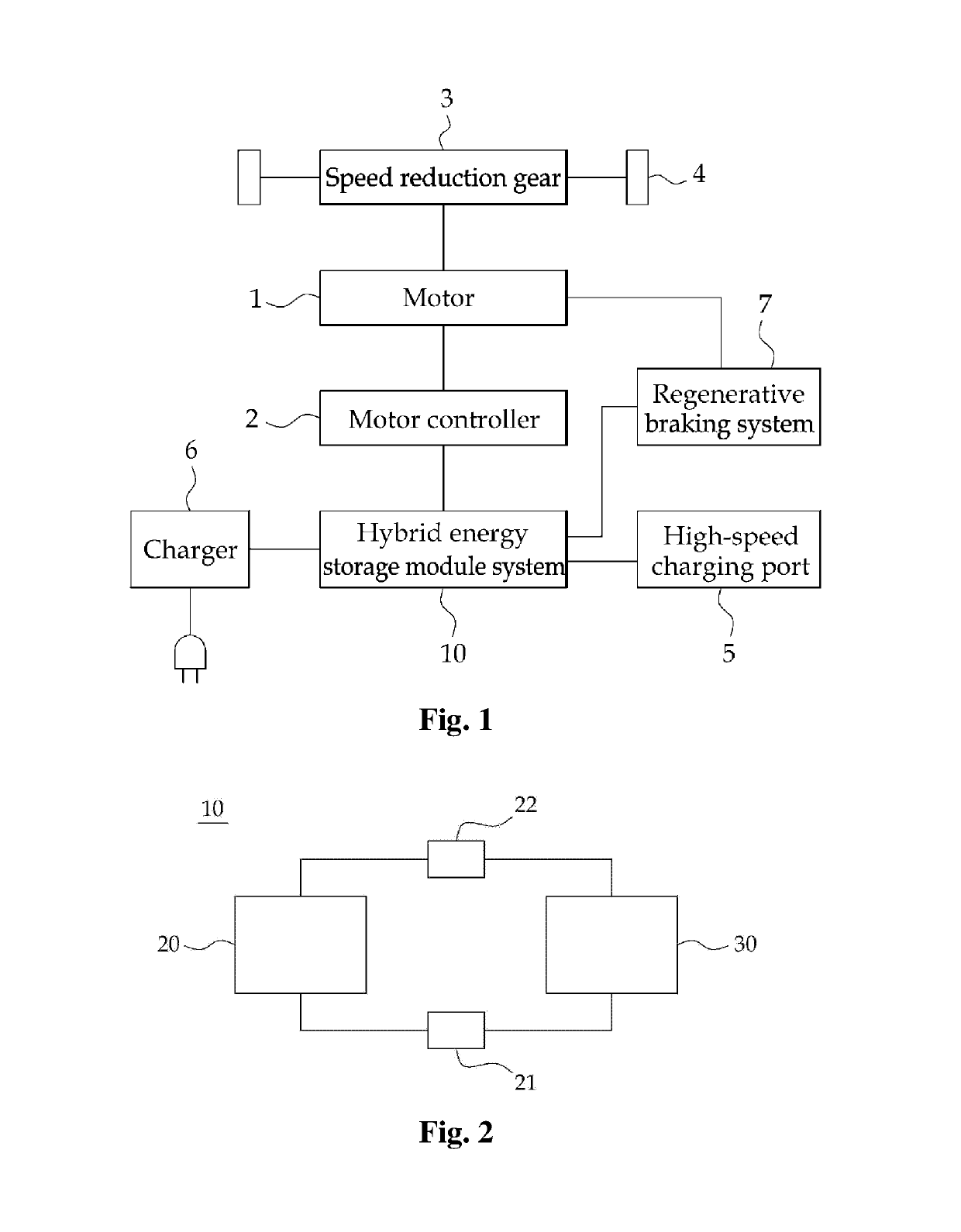 Hybrid energy storage module system