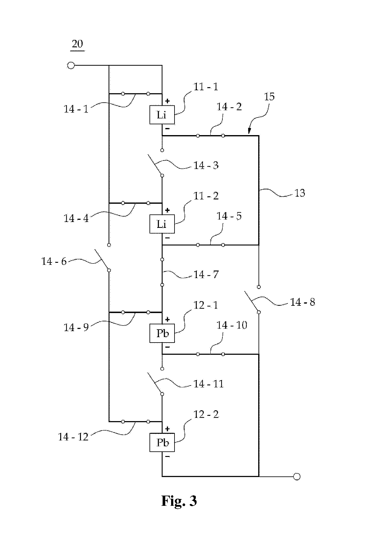 Hybrid energy storage module system