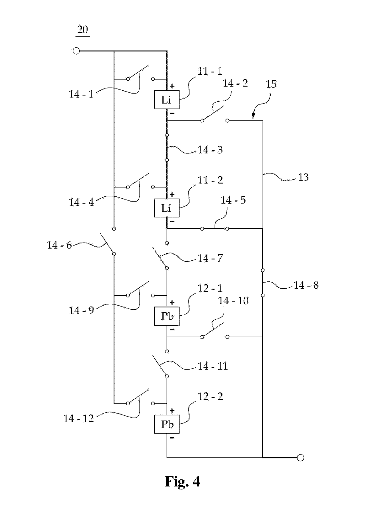 Hybrid energy storage module system