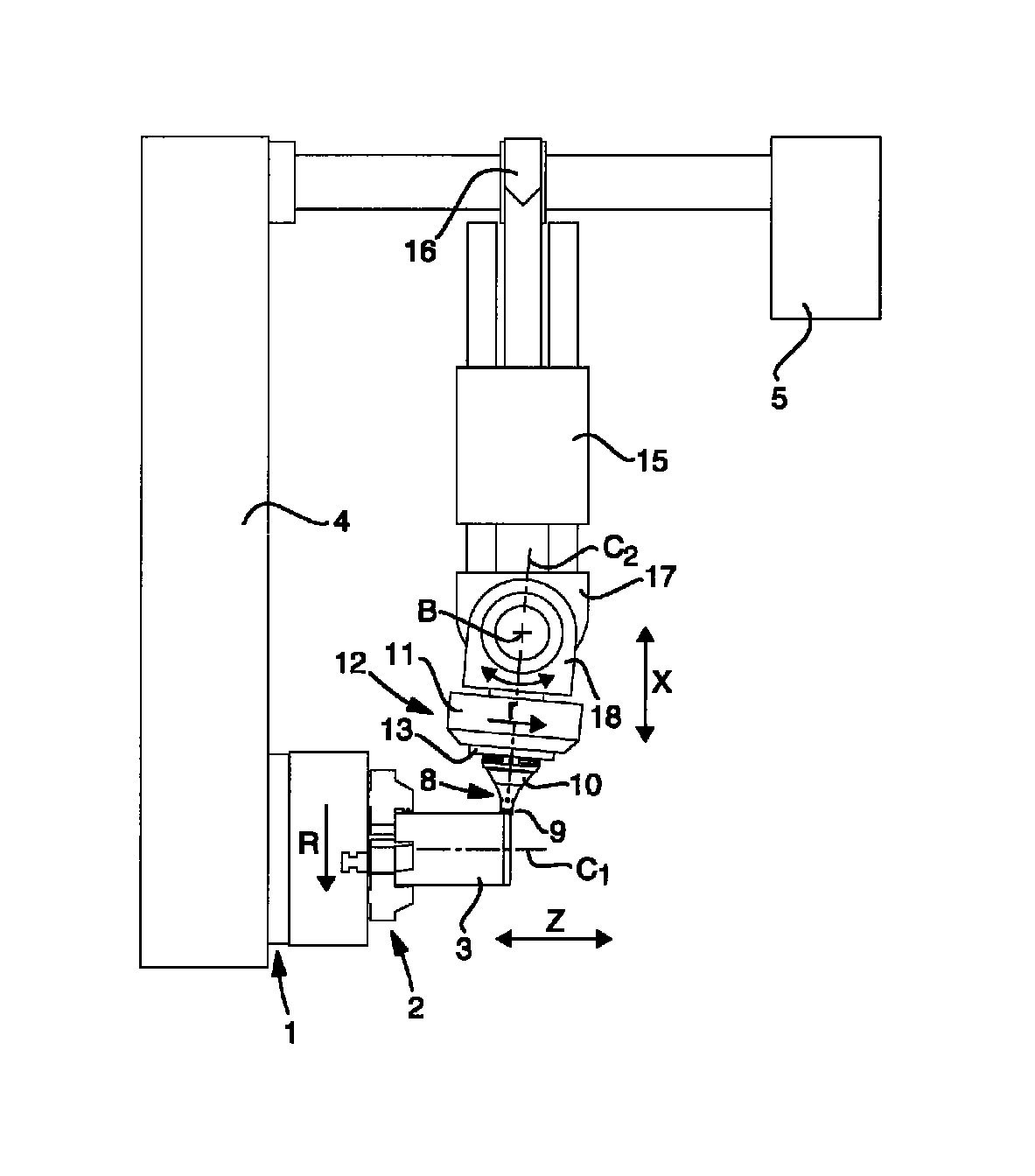 Turning insert, a tool part, a method as well as a machine tool for chip-cutting metal machining