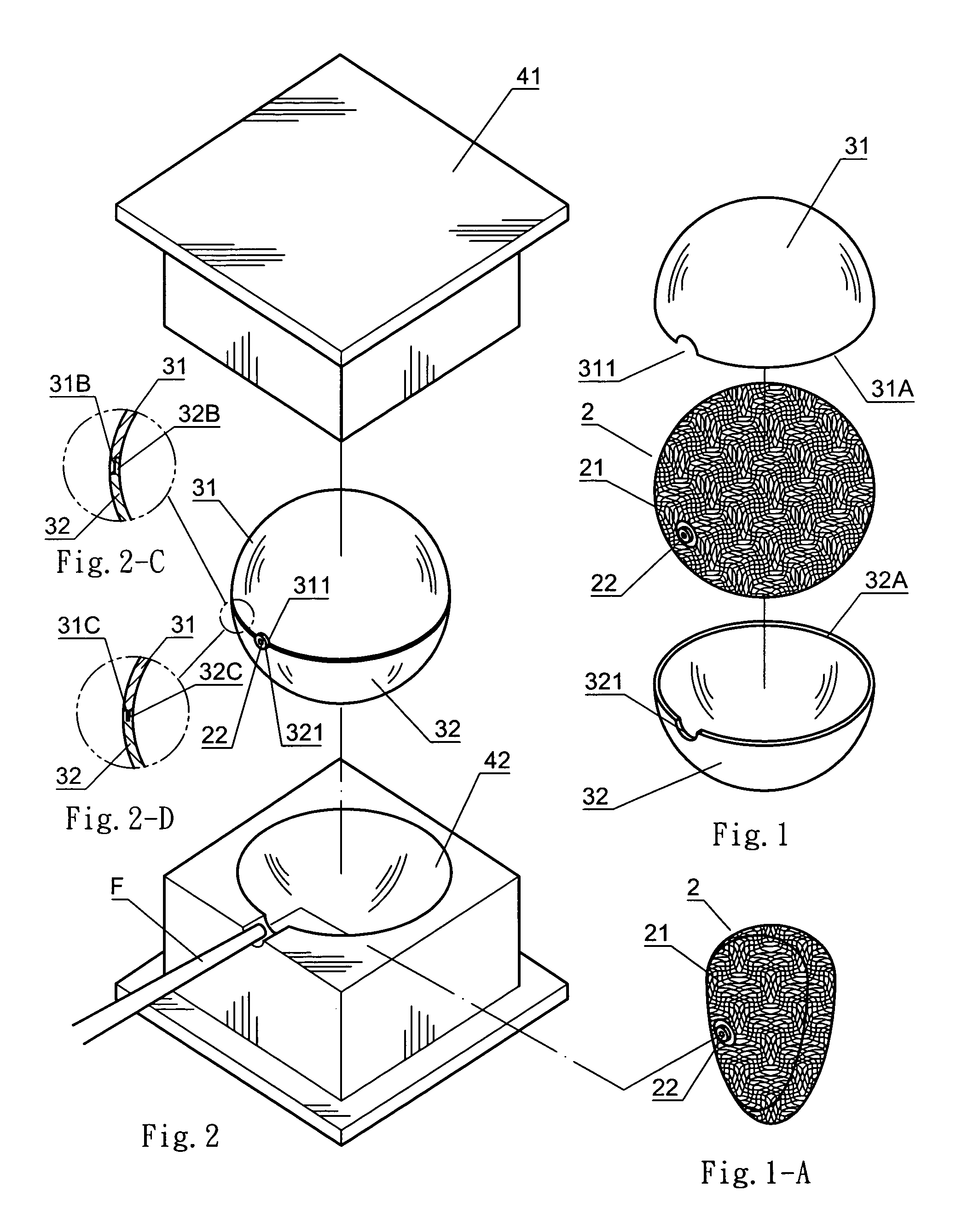 Manufacturing method for seamless manmade leather ball