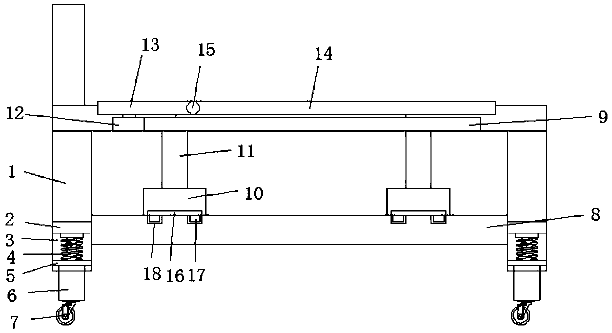 Auxiliary equipment with multi-angle adjustment function for female assisted reproductive technology