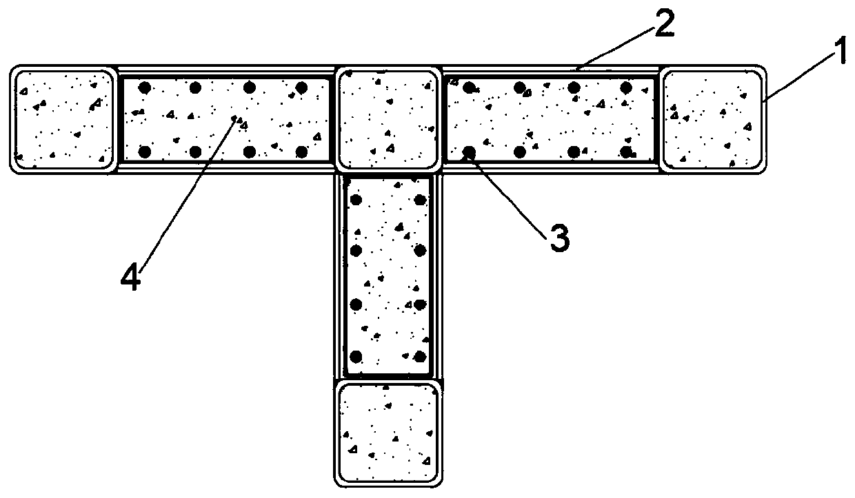 Steel-concrete combined short-leg shear wall