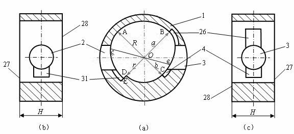 Vacuum pump with special-shaped cavity