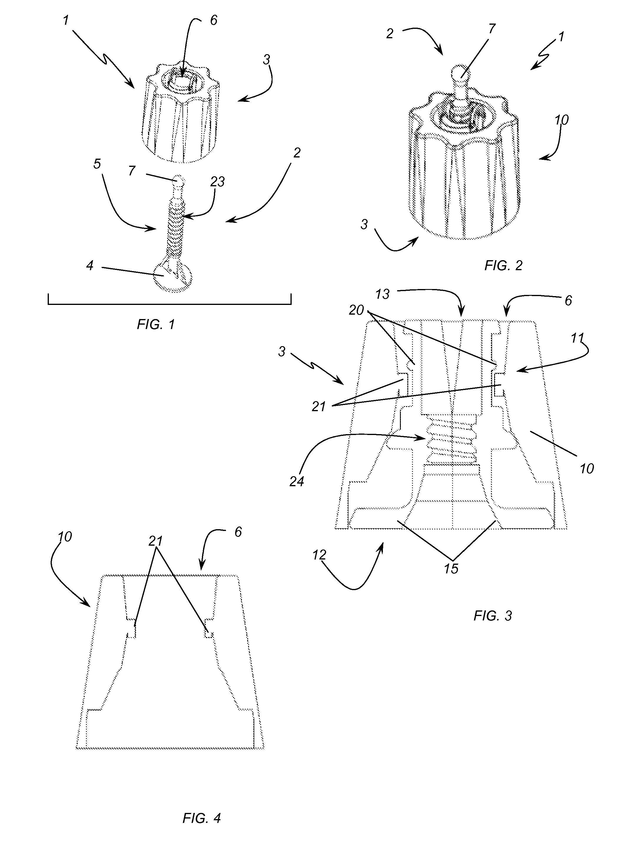 Leveling device for laying tiles or the like