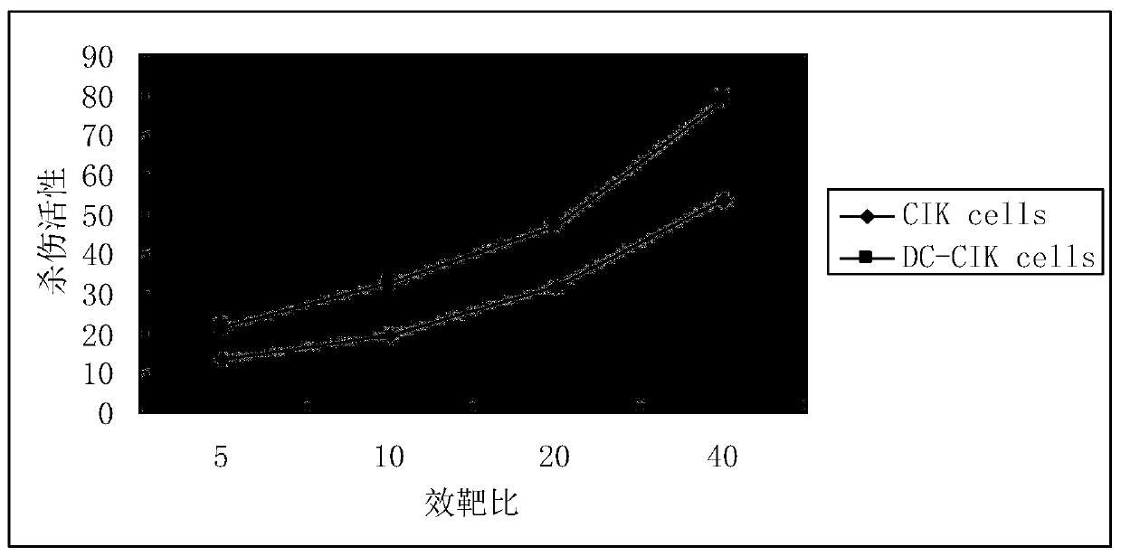 DC-CIK cell culture medium, DC-CIK cell culture method and application