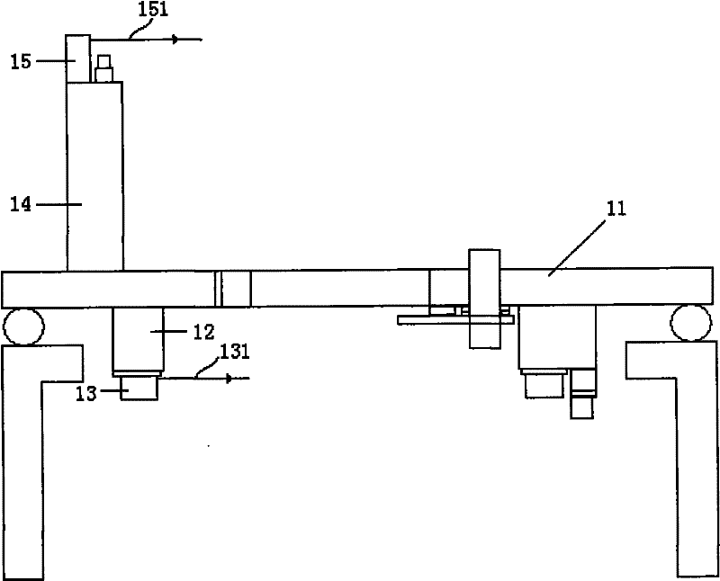 Joint debugging device and joint debugging method for workpiece table interferometer and mask table interferometer