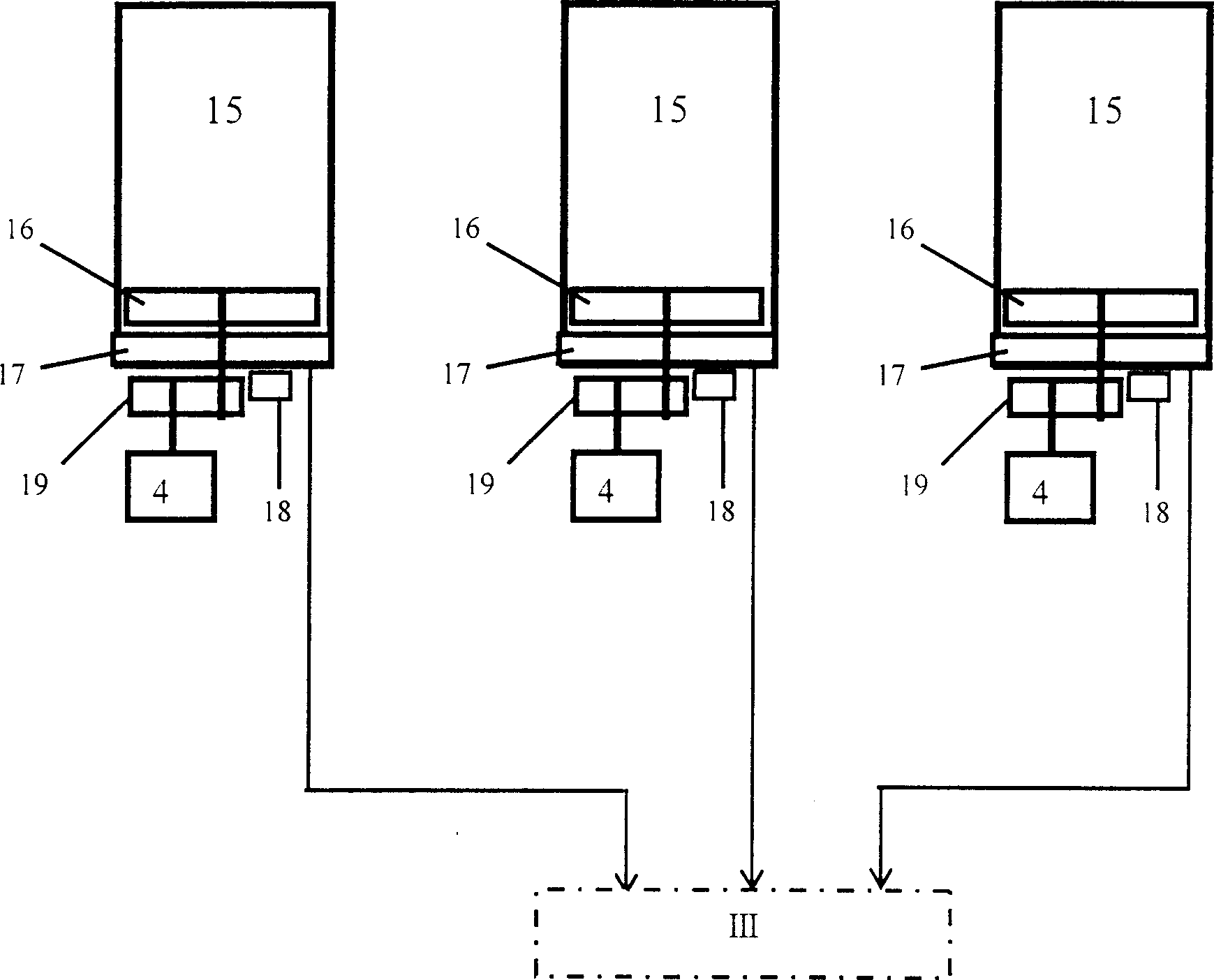 Continuous automatic feed proportioning machine and its application