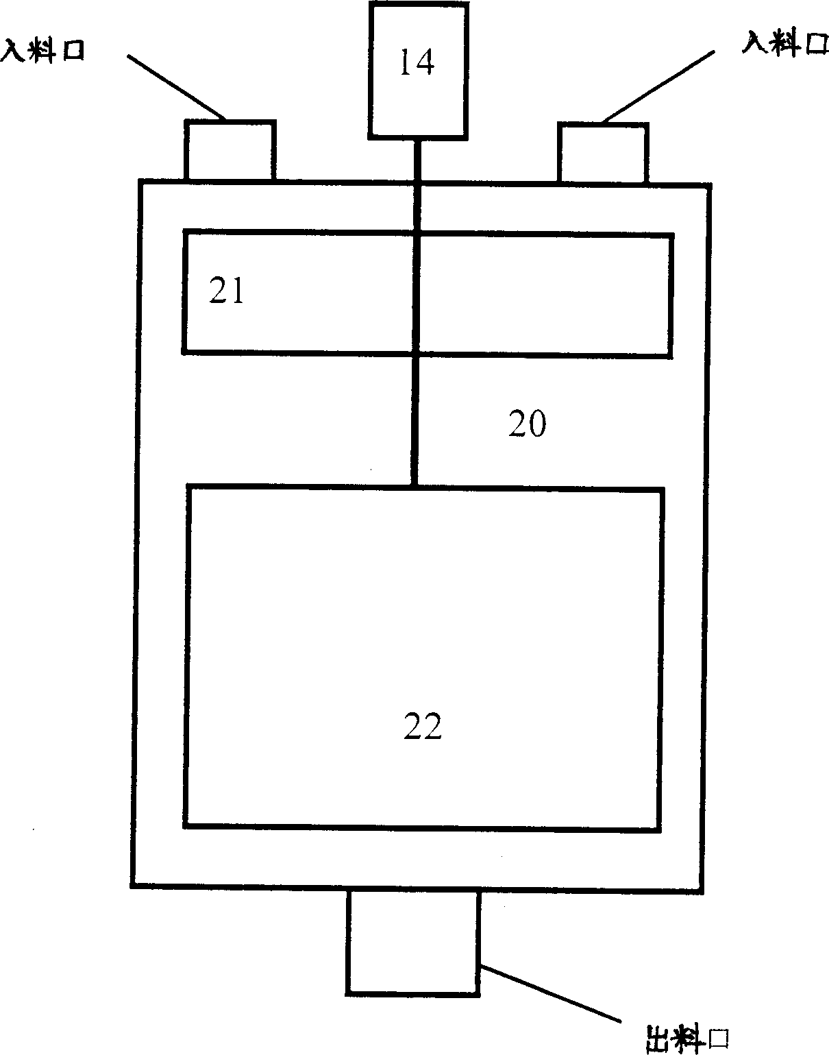 Continuous automatic feed proportioning machine and its application