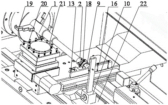 Method and device for detecting radial runout of lathe spindle in machining state