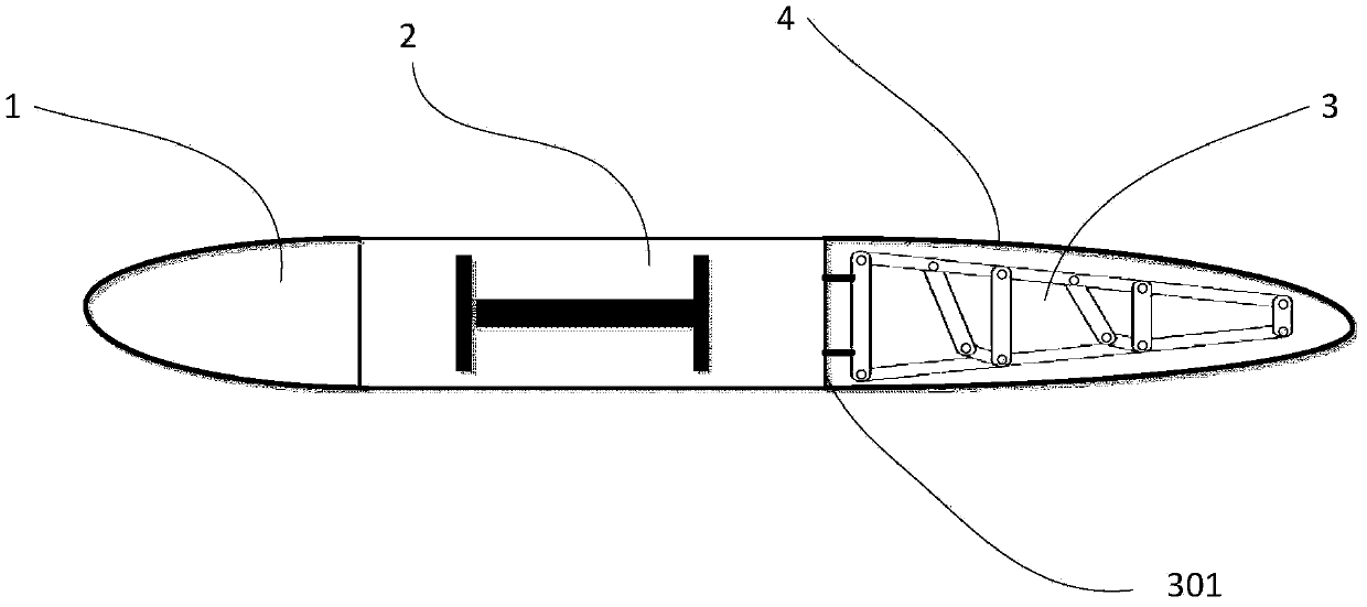 A trailing edge mechanism of deformable wing with compound hinge based on planar link closed-loop unit