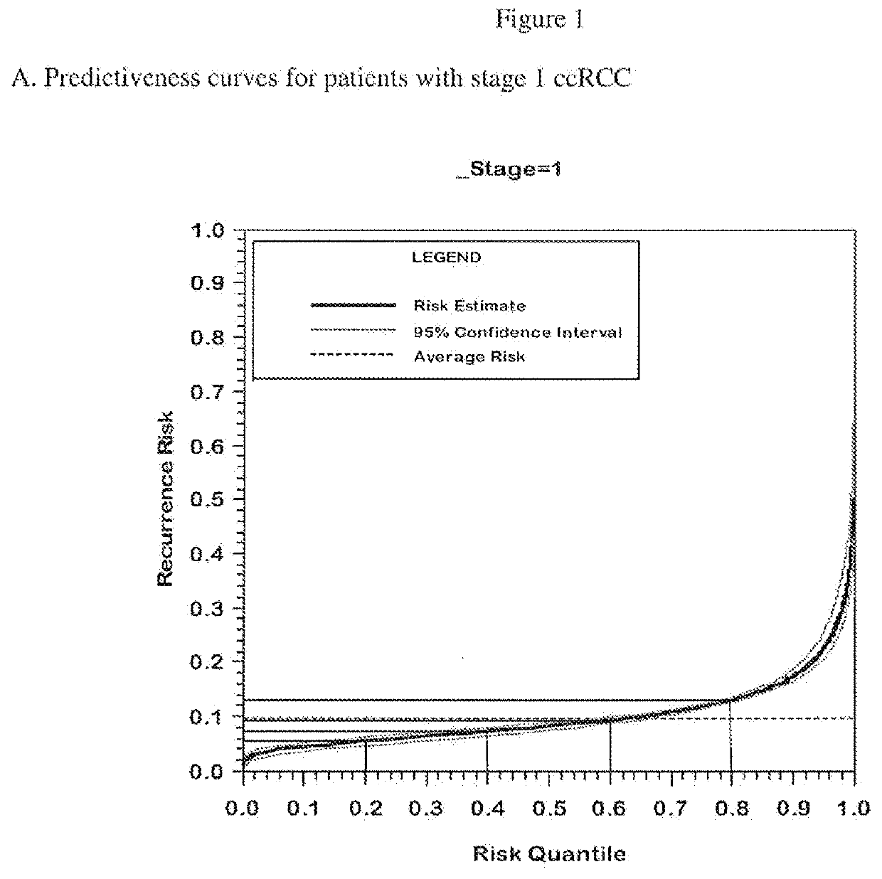 Gene Expression Profile Algorithm for Calculating a Recurrence Score for a Patient with Kidney Cancer