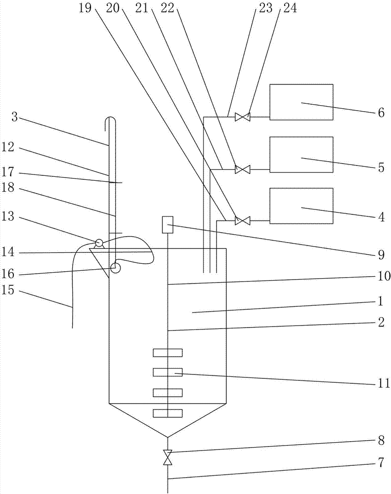 Reactive washing process and equipment for producing metatitanic acid from titanium white slurry