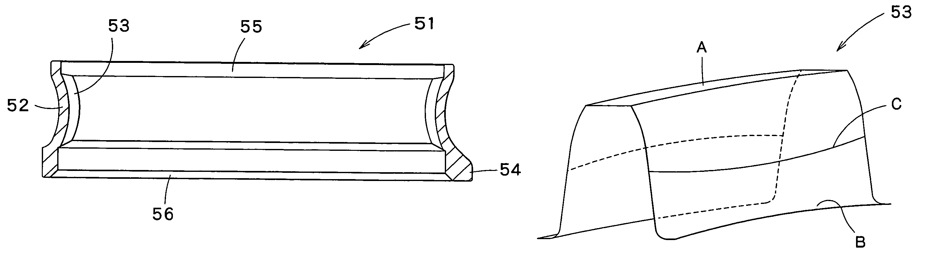 Forming method of tooth trace of gear