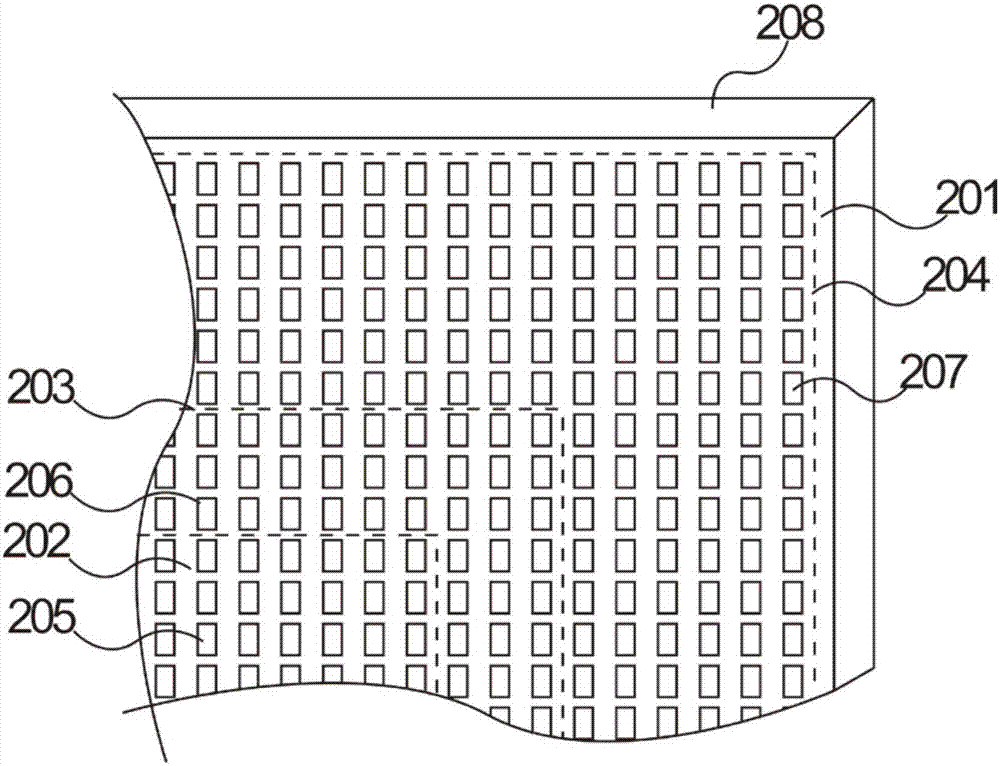 Metal meshed plate and evaporation mask device