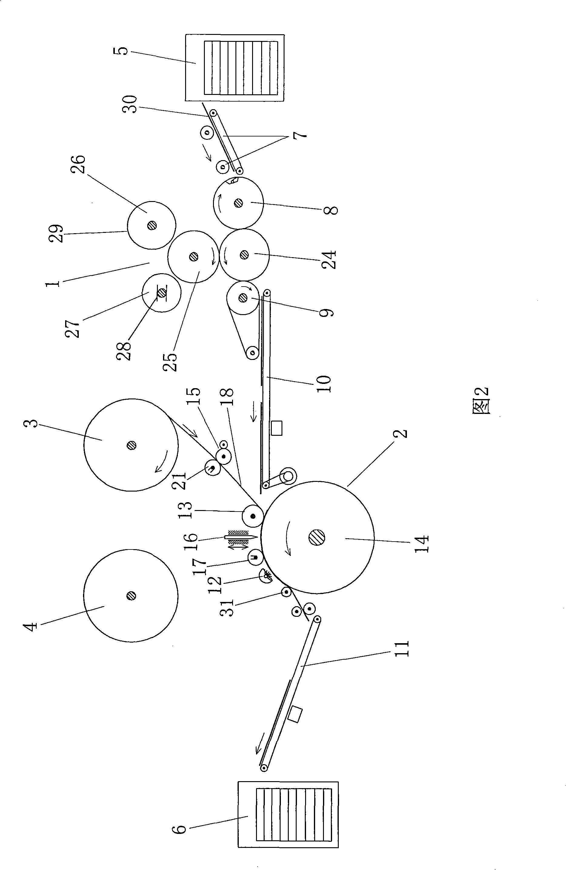 Multipurpose plant for surface treatment of printing material