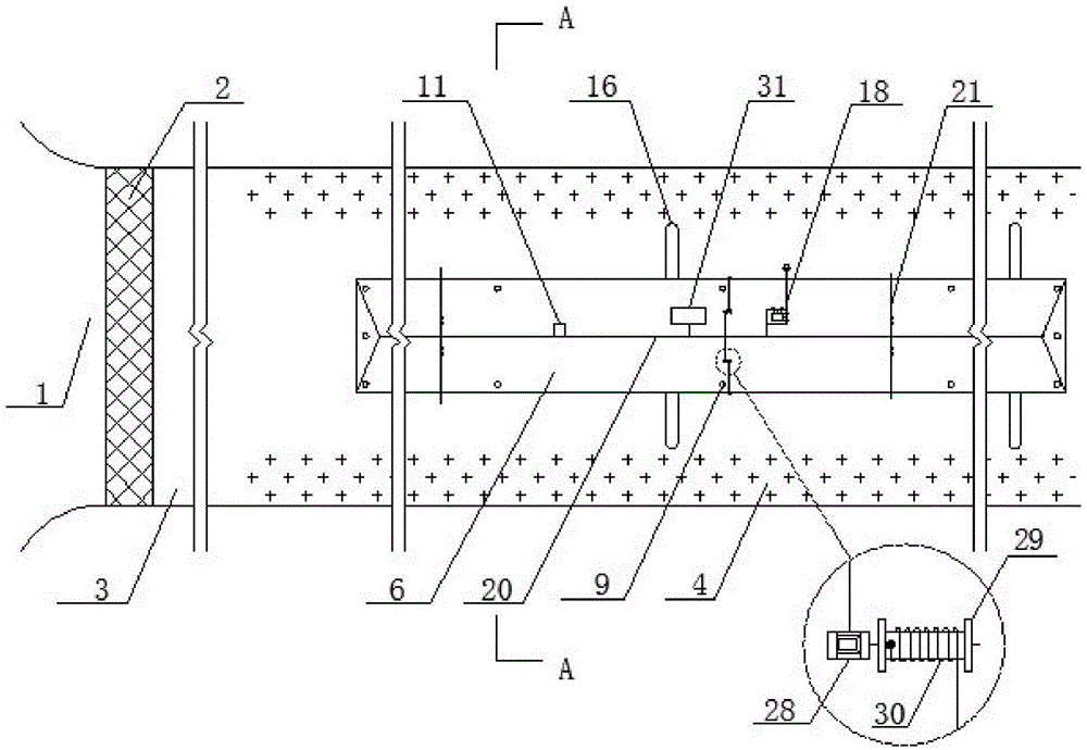 Device and method for controlling ecological water demand in the dry season near the shore of the river under the dam