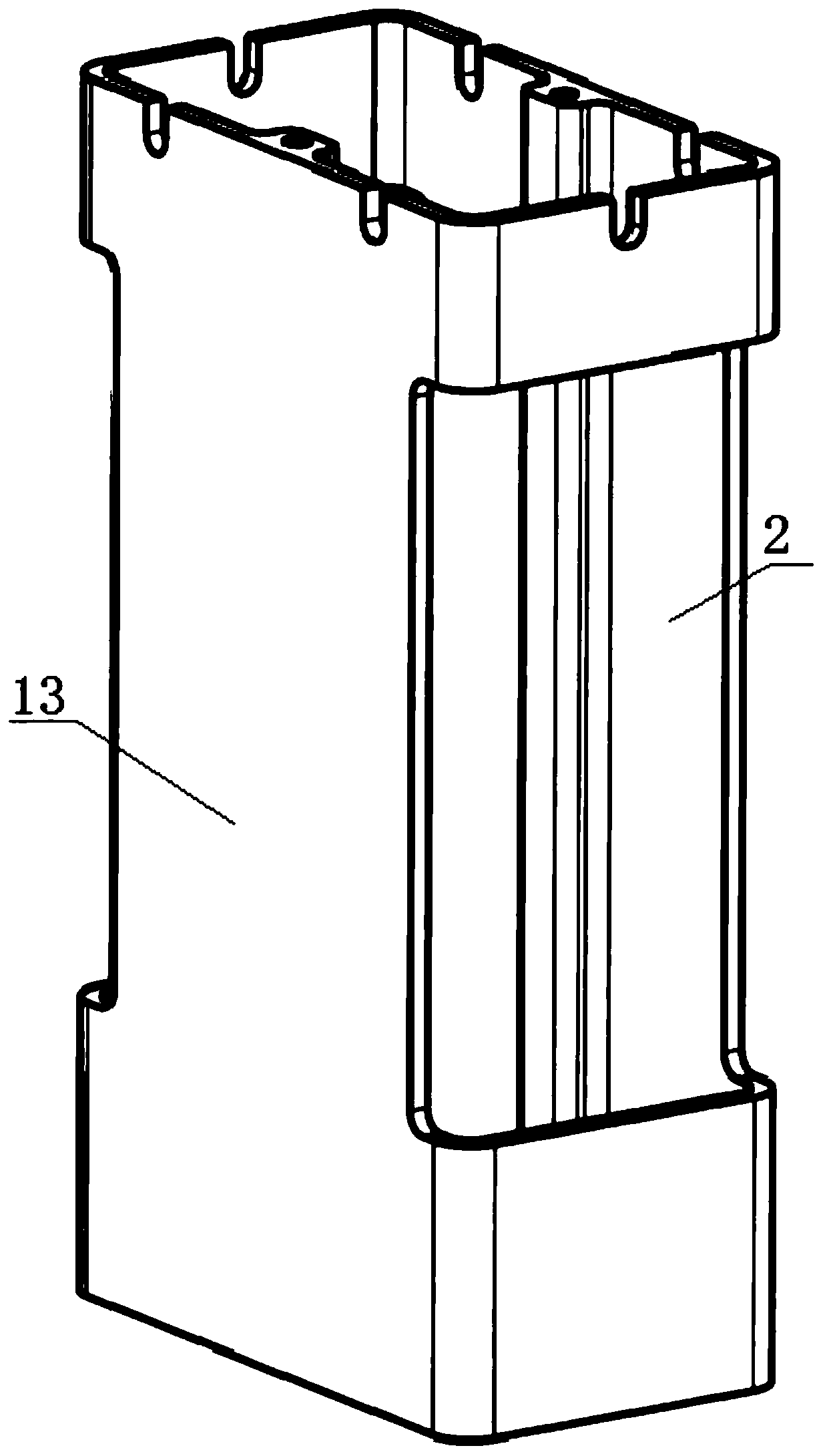 Electrochemical water treatment device for toilets