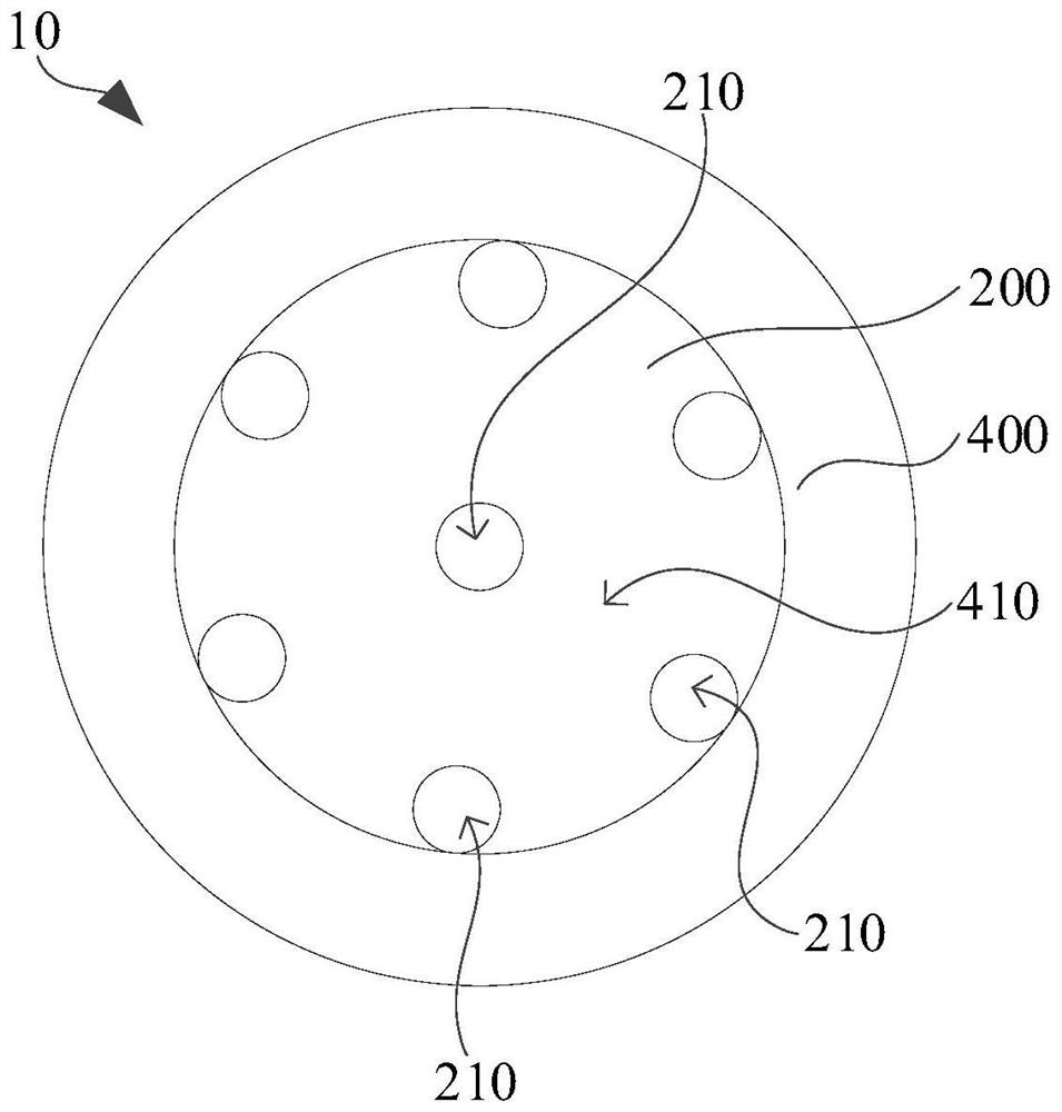 Mass spectrometer, sample ionization platform and ion source thereof