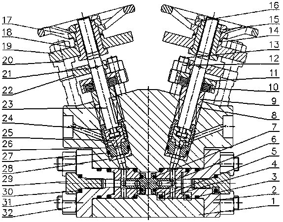 Two-way check valve