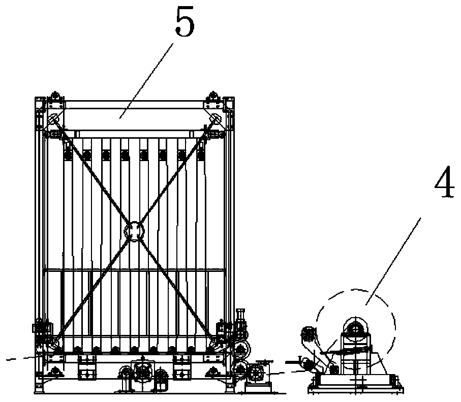 Polyester cloth high-temperature setting device