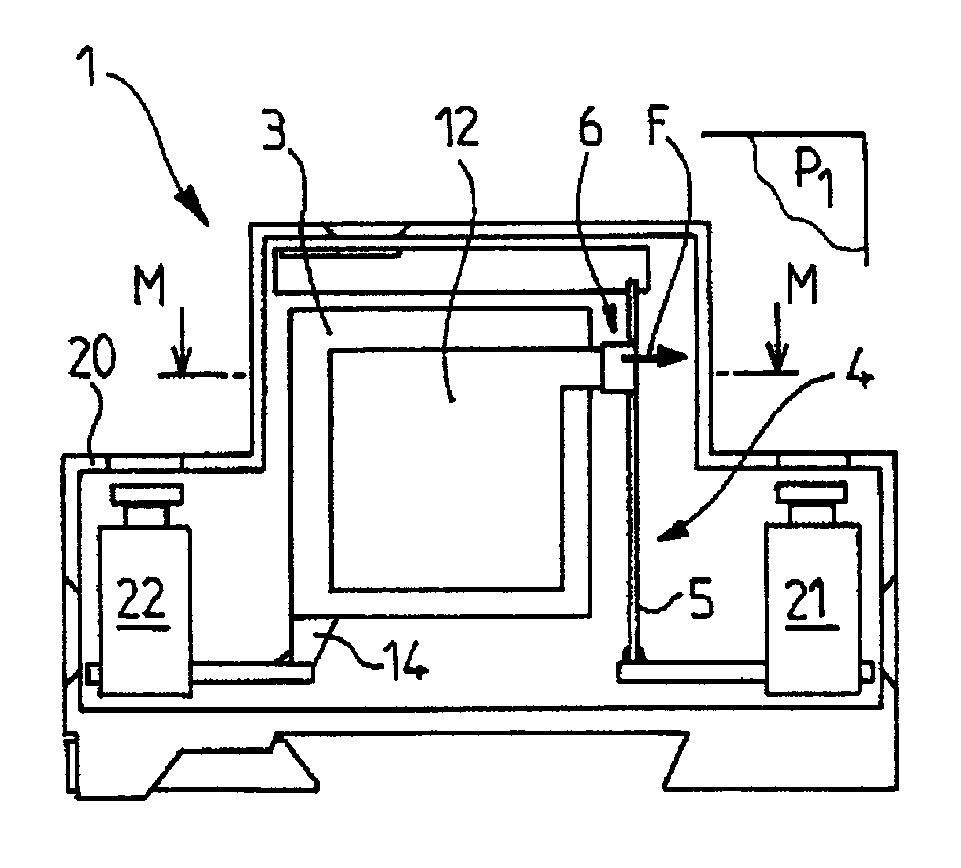 Overvoltage protection device with dual contact surface thermal disconnector