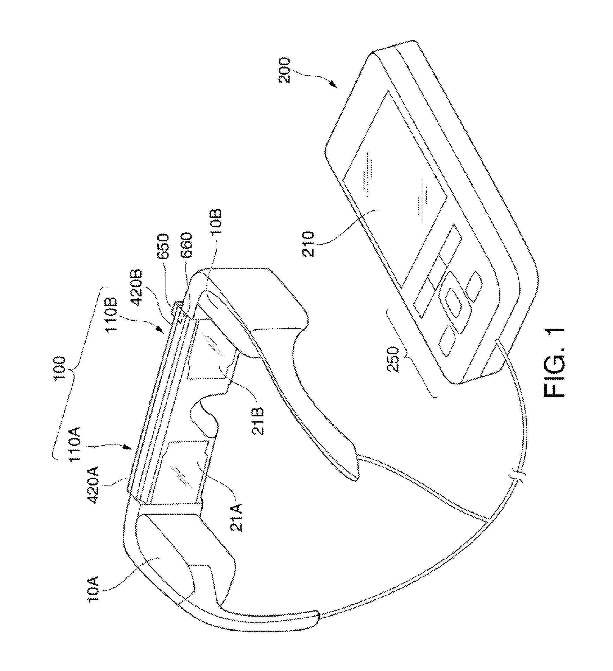 Transmission type display device, display method and display program