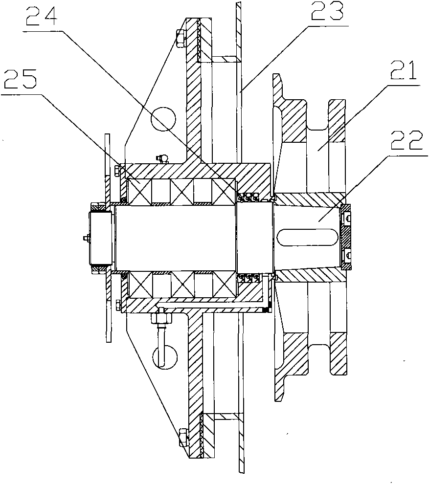 Slag dragging machine and chain guiding device thereof