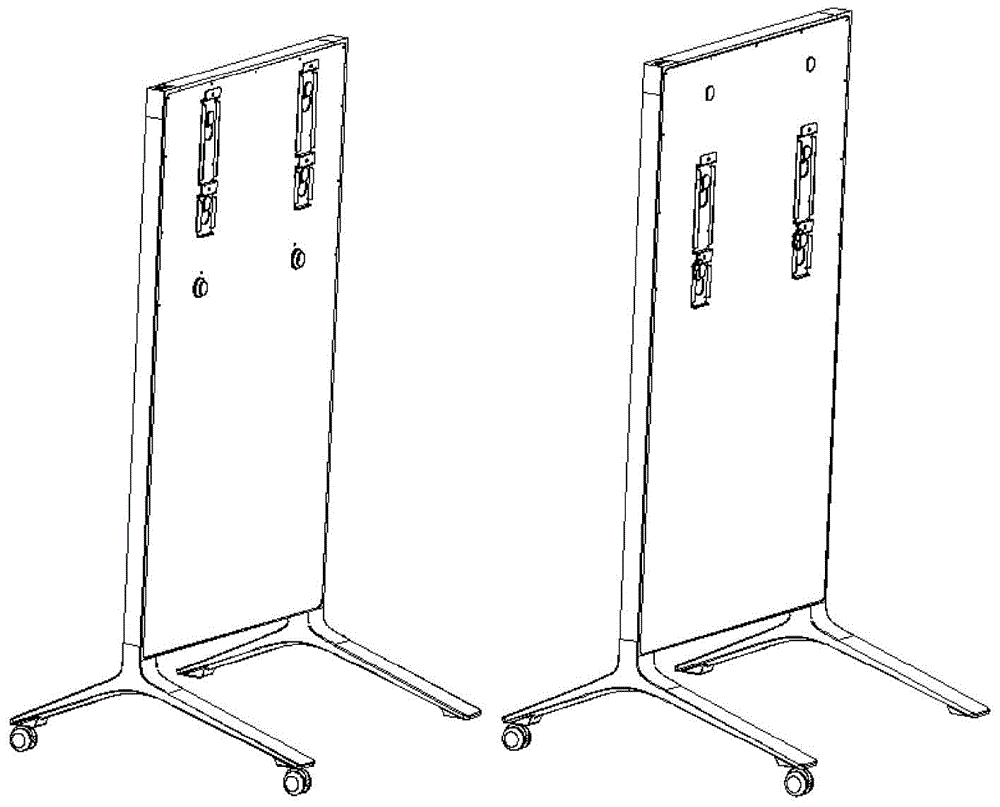 Wall-mounted device and display component