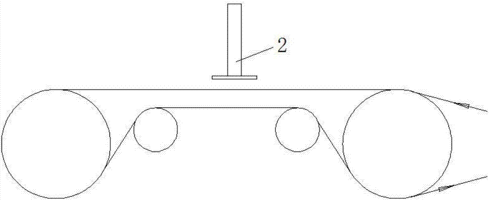 Reflection efficiency detection device for reflection magnet for radiation