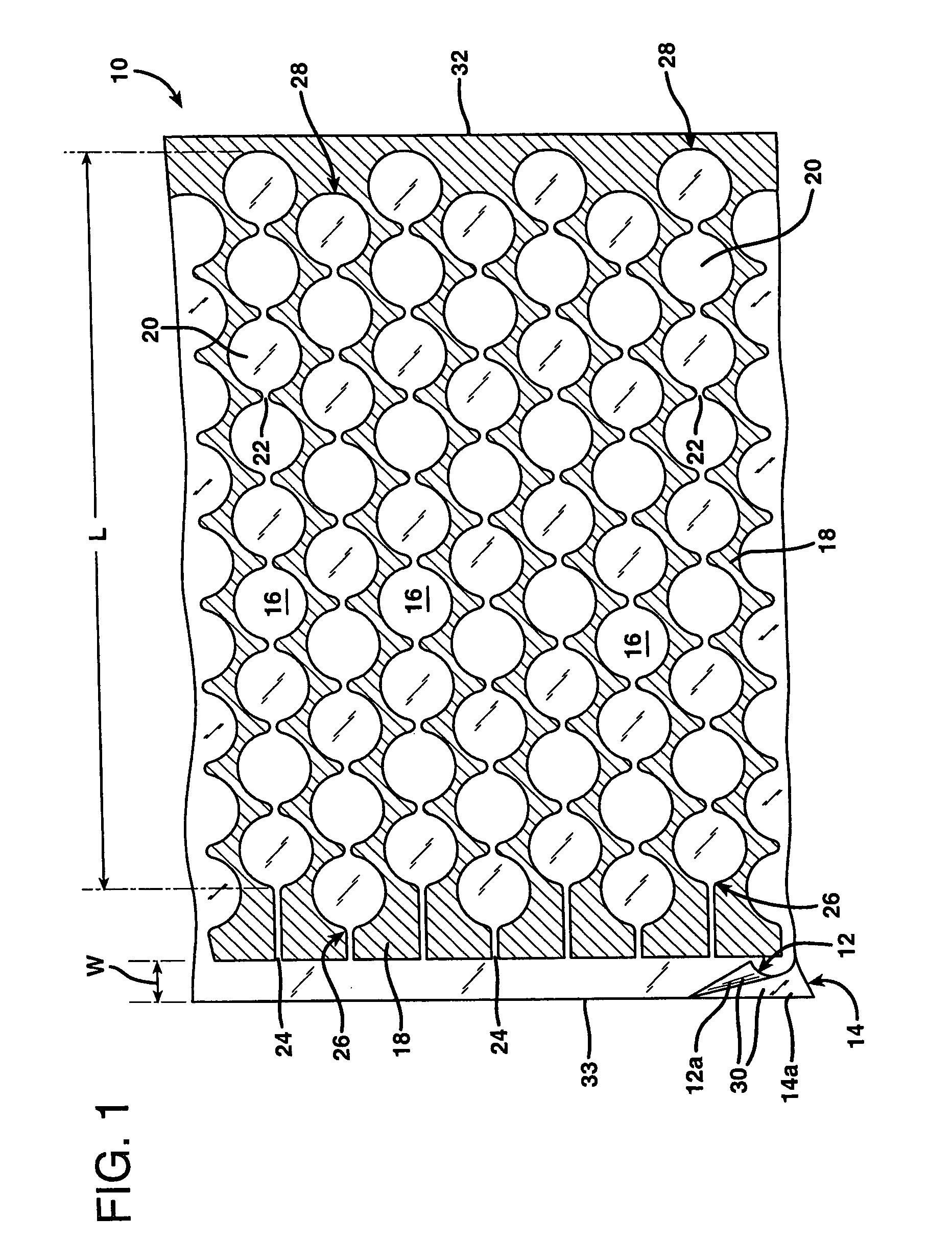 High strength high gas barrier cellular cushioning product