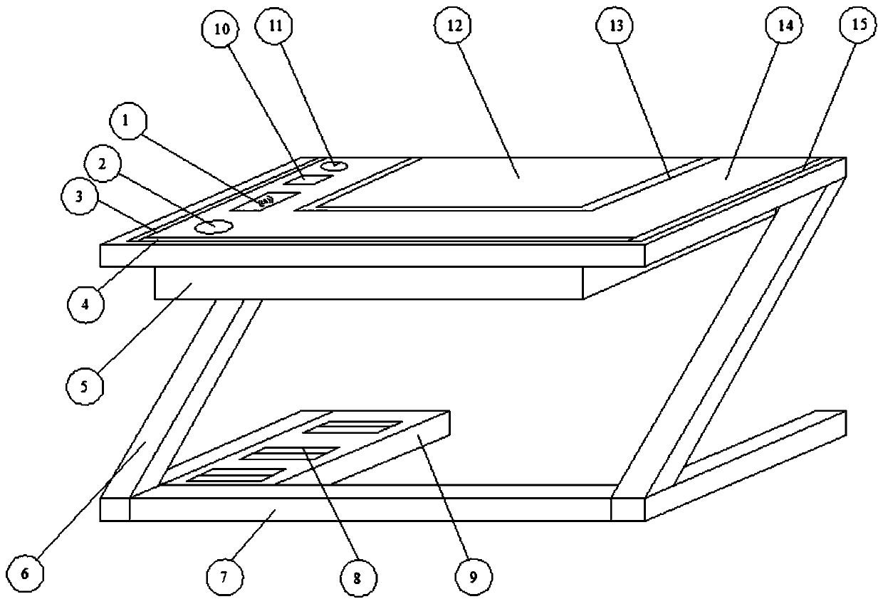 System with desktop heating function