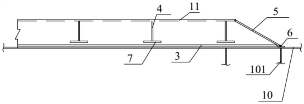 Fender device with buffering material and ship