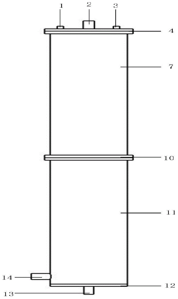 A water tunnel degassing device