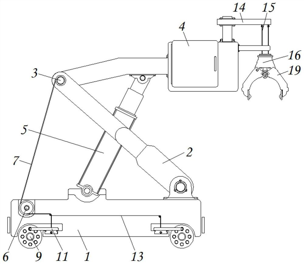 A combined construction platform for assembly building lifting and hoisting