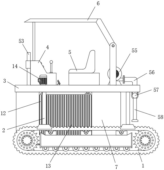 Riding type tea tree platform mowing machine and using method thereof