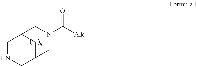 Sub-type selective amides of diazabicycloalkanes