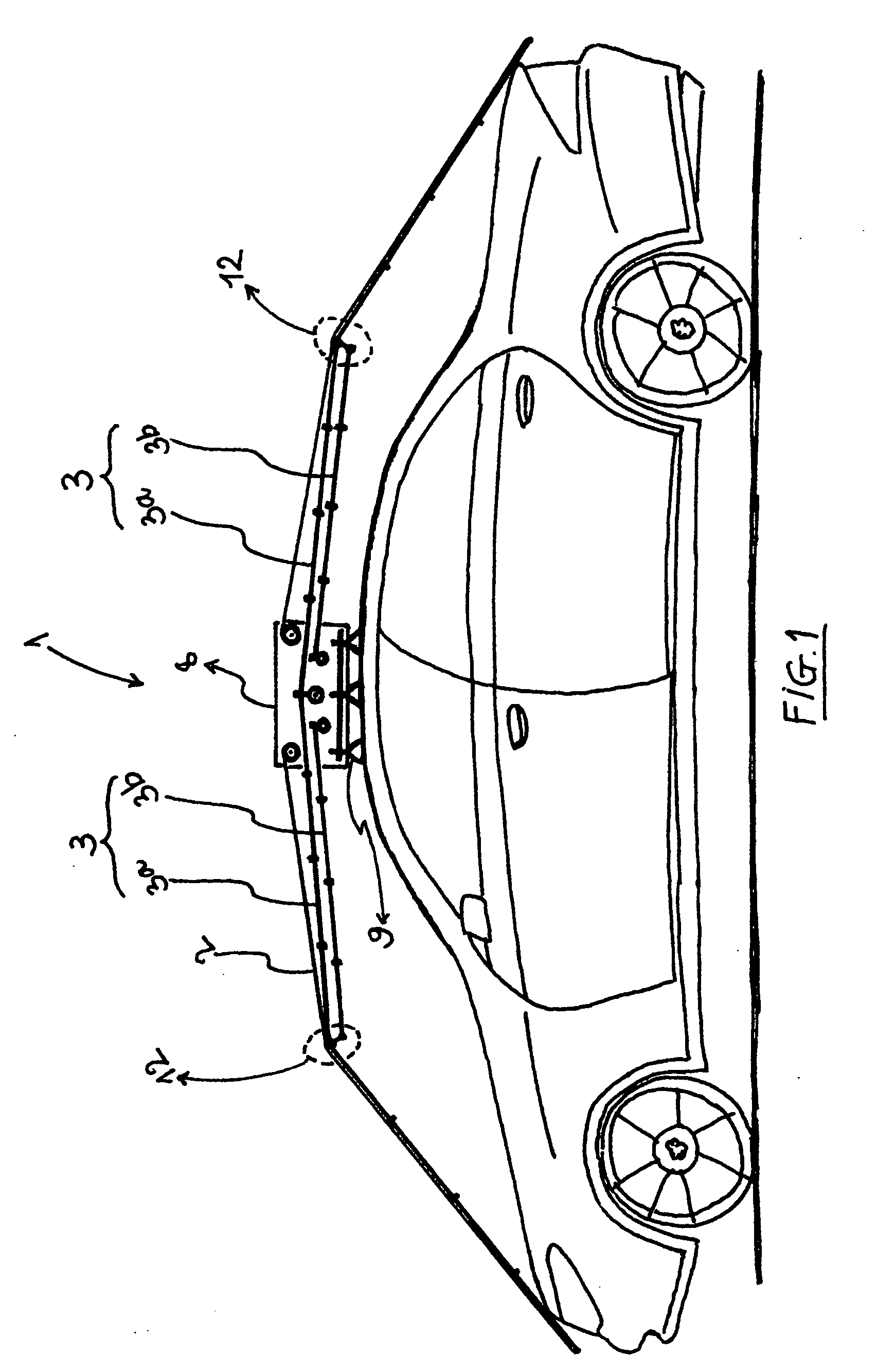 Vehicle self-collapsible cover