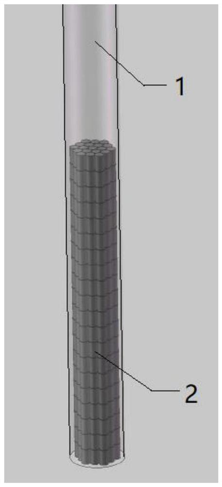 Composite energy storage system based on deep well