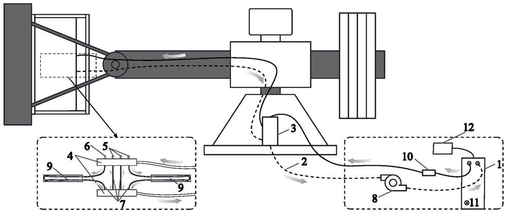 Heating and refrigerating system applied to supergravity model test