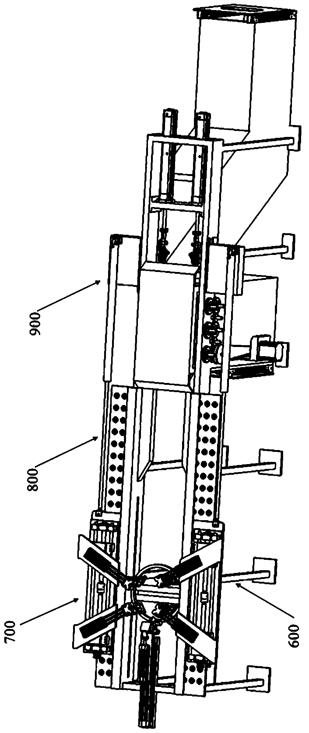 Tire bead cutting and wire stripping device and method