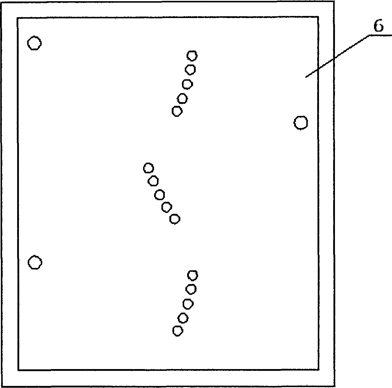 Combined magnetic force separating mechanism for removing iron dust in plastic