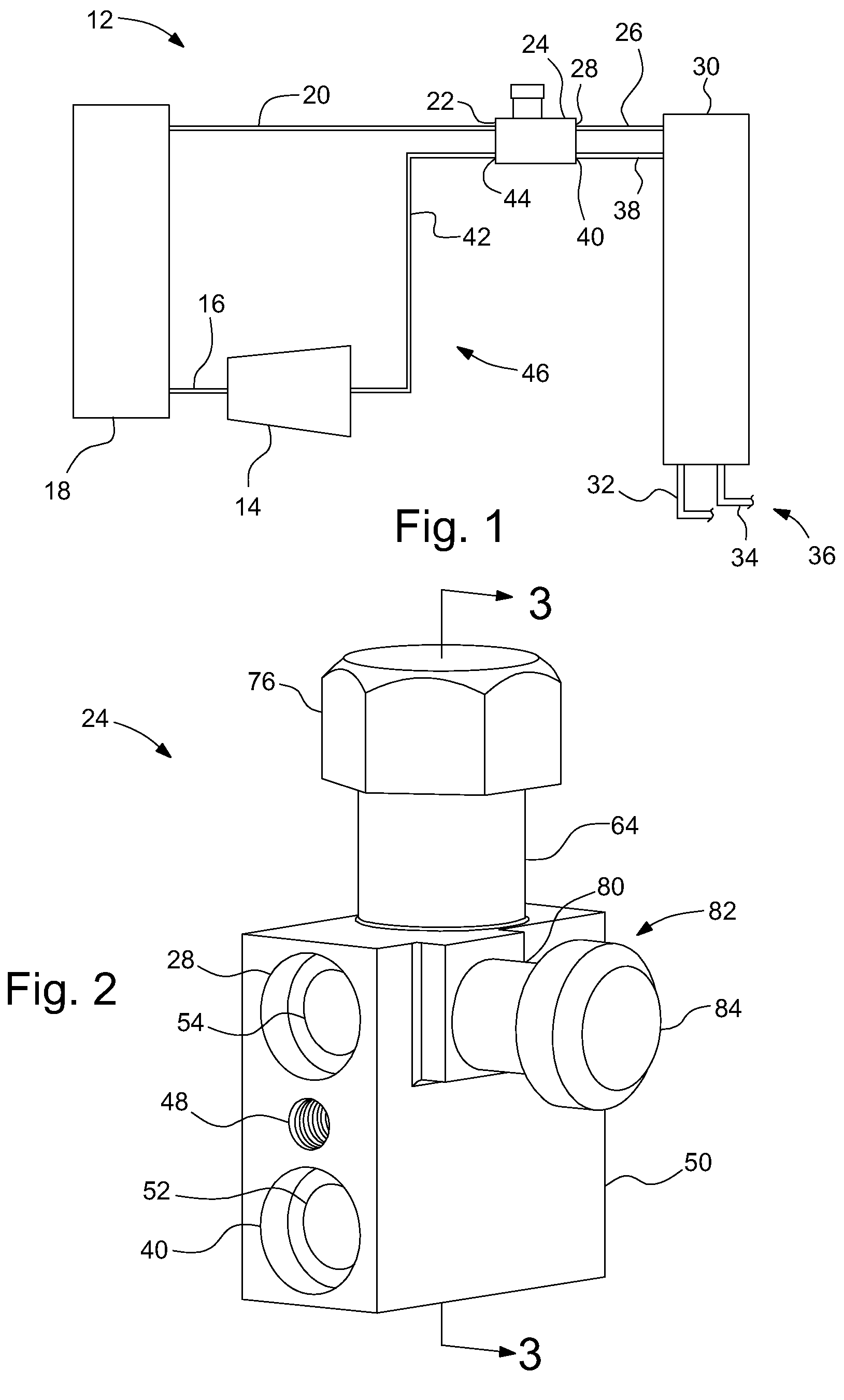 Refrigerant expansion assembly with pressure relief