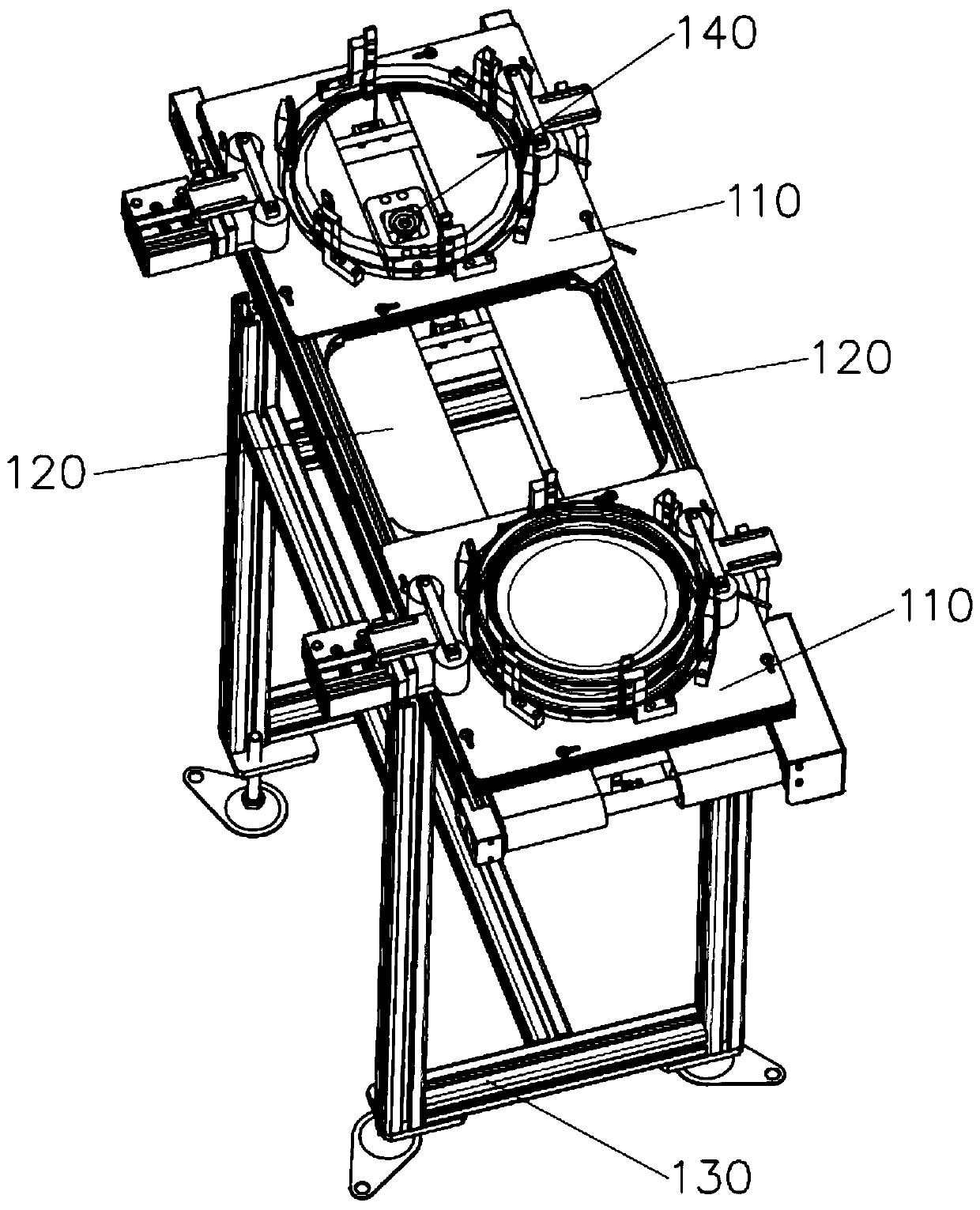 Paper service plate vision detection equipment