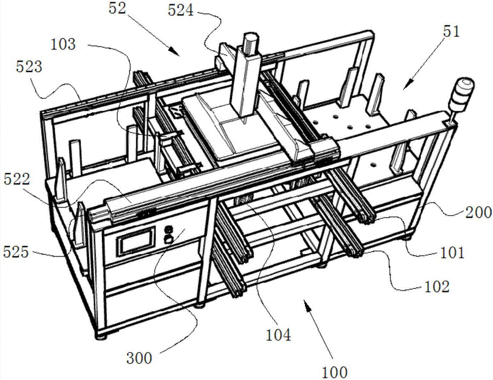 Automatic assembly production line for panel lights